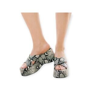 Matisse Snake Platform Sandals 8